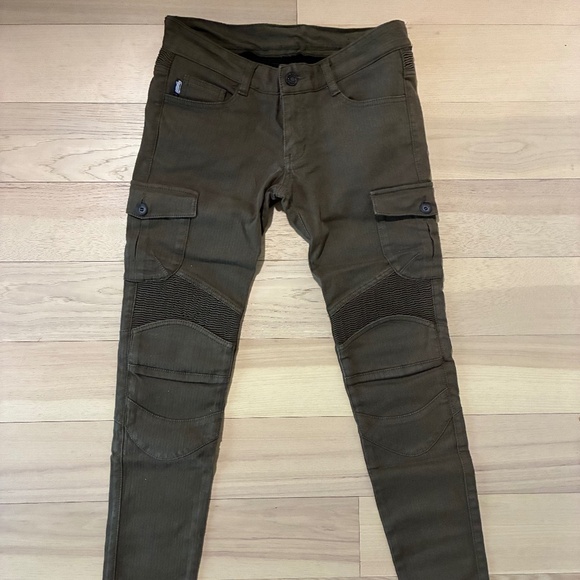 Ugly Bros Army Green Olive Custom Motorcycle Pant Couture - Picture 1 of 9